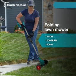 Innovastore Draadloze Elektrische Grasmaaier - Grasmaaier - Trimmer - Tuingereedschap - 3-in-1 Veelzijdige Snijder- 1500W — thumbnail 3