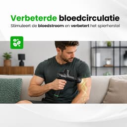 OPOVE Massage gun - Massagegeweer - spiermassager - diepe weefselmassage - percussie - beweegbare handheld elektrische body massager - sport snoerloos - M3 Pro - Professioneel Massage Apparaat - Massage gun - Massageapparaat - Massage Pistool - zwart — thumbnail 5