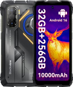 Blackview ROCK 3 - Robuuste Smartphone - 4G - 24GB RAM - 256GB ROM - 6.78inch 120Hz - 10000mAh Robuuste Telefoon - Android 16 - NFC - GPS - Zwart — thumbnail 2