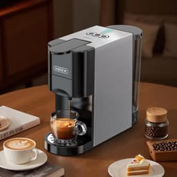 HiBREW H3D 4-in-1 Capsule Koffiemachine – 20 Bar – Geschikt voor Nespresso, Dolce Gusto, E.S.E. Pods & Gemalen Koffie – Koud & Warm – 7 Waterniveaus – 800ml — thumbnail 3