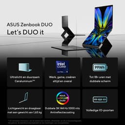 ASUS Zenbook Duo UX8407AA‑SN481WS - Laptop - 14 inch - Core Ultra 9 - 32GB/1TB - Touchscreen — thumbnail 4