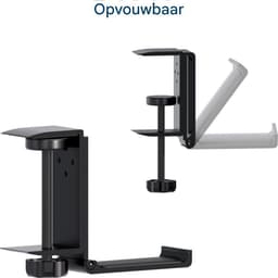 Elkuaie Foldable Headphone Holder - Hoofdtelefoonhouder - Aluminium - 1 Stuk - Voor Bureau En Kast — thumbnail 4