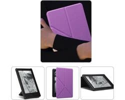 E-reader Beschermhoes - E-book Cover - Scherm Beschermen - Automatische Sluimerfunctie - 163 cm - Paars