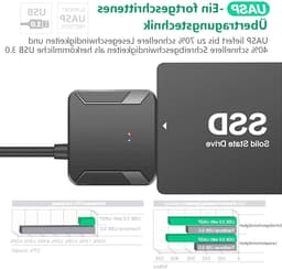 USB 3.0 naar SATA Adapter voor 2.5"/3.5" HDD/SSD - Snelle Gegevensoverdracht met 12V/2A Voeding en Optische Schijfondersteuning — thumbnail 4