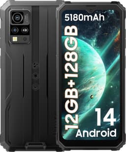 Blackview BV4800 Pro 12GB+128GB Outdoor Smartphone 6.56 inch Android 14, IP68 waterdicht Dual 4G LTE, NFC, OTG, GPS, FM, Zwart — thumbnail 1