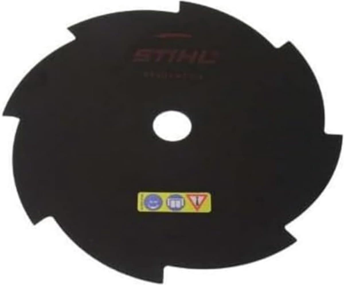 40017133803 Grasschneideblatt 8 Schneiden 230 mm, schwarz — afbeelding 1