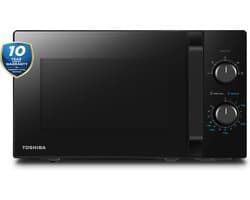Toshiba MW2-MM20PF(BK) - Solomagnetron - 10 Jaar Garantie op Magnetronbuis - 20 liter - Zwart