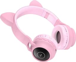 Hoco Draadloze Kinder Koptelefoon Kattenoren Roze — thumbnail 3