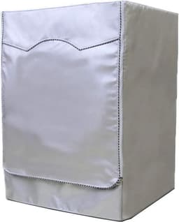 Wasmachine Beschermhoes - Stofdichte Hoes voor Wasmachines en Drogers - Beschermer - Wasmachine Hoes voor Binnen en Buiten - Grijs - XL 60x65x85cm — thumbnail 2