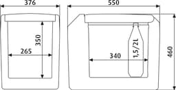 Equivera Mini Fridge for Drinks - Kleine Koelkast - Mini Koelkasten - Minibar - Mini Fridge - Mini Koelkast - Mini Koelkastje - Must have voor in Huis! — thumbnail 2