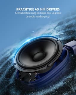 StayPowered Kinderkoptelefoon - Veilig Luisteren en Comfort voor Elk Moment - Instelbaar Volume - 50 Uur Batterij - Bluetooth 5.4 - Ingebouwde Microfoon - Opvouwbaar en Licht - Blauw - Levering Sneller dan Aangegeven! — thumbnail 2