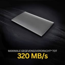 MKSS® Harde Schijf Extern - Draagbare - 500GB Opslag - Houtskool — thumbnail 2