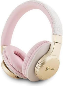Guess 4G Script Logo Bluetooth Stereo Over-Ear Koptelefoon - Roze — thumbnail 1