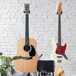 Gitaar Muurbeugel - 2 Stuks - Gitaar Haak - Wandsteun Om Gitaar Op Te Hangen - Muurhaak - Gitaarhaak - Gitaarhouder Voor Aan De Muur - Gitaaraccessoires - Wandbeugel - Hanger - Haak - Wandsteun — thumbnail 2