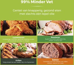Dubbele Airfryer - Dubbele Mand - Dual Cook - Heteluchtfriteuse — thumbnail 3