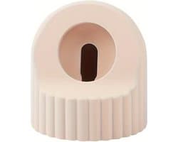 okido - Smartwatch houder Zand - Standaard geschikt voor Apple Watch series - Siliconen horloge-opladerstandaard - Docking station - Apple Watch Series: 1-10/SE/Ultra