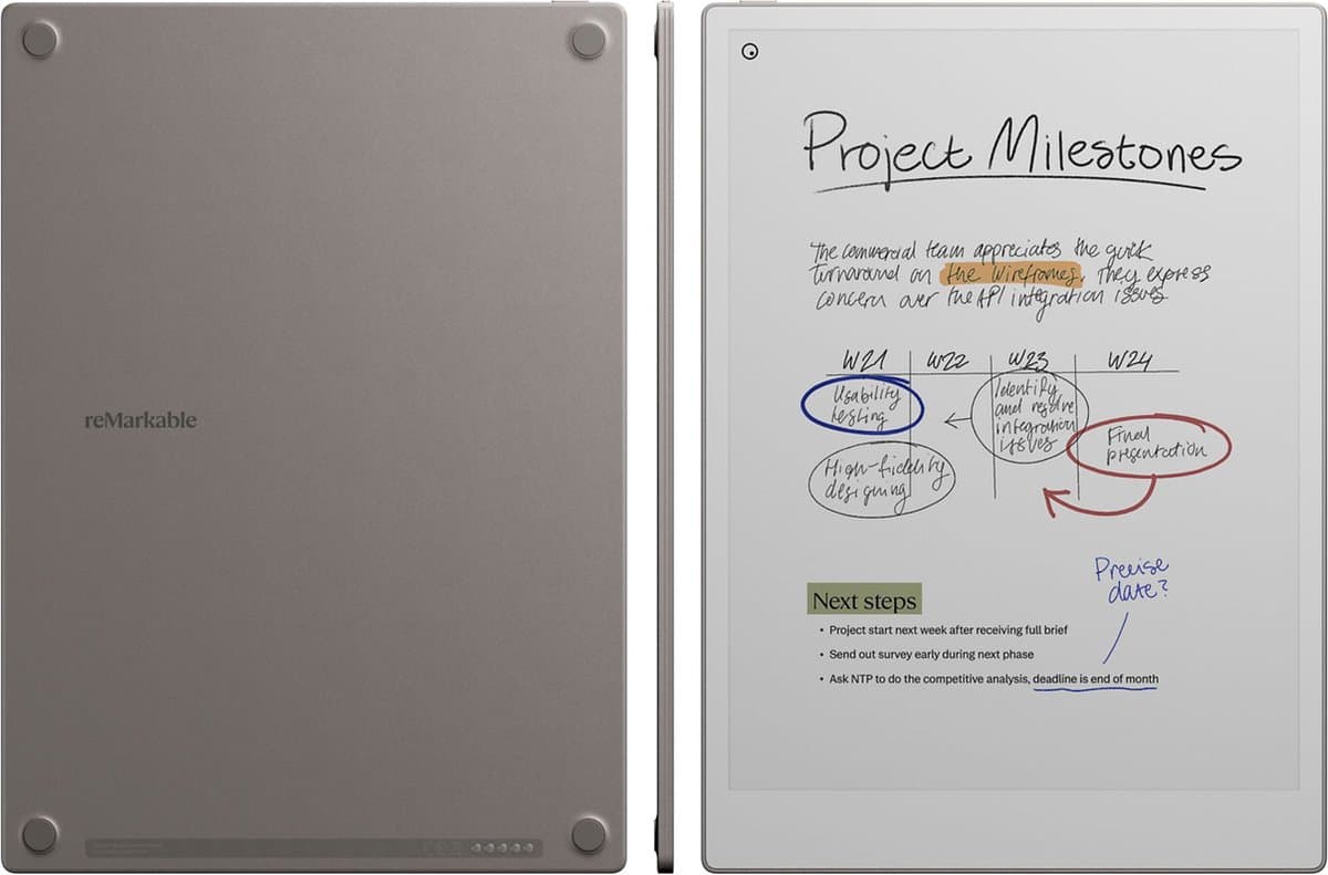reMarkable Paper Pro + Marker Plus (zonder beschermhoes) — afbeelding 1