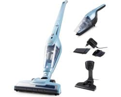 PRIMO PR507SV Steelstofzuiger Draadloos 2-in-1 - Stofzuiger Zonder Zak - Kruimelzuiger - HEPA Filter - Blauw