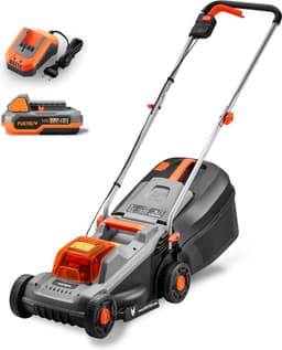 FUXTEC accu grasmaaier 20V FX-E1RM20ECO-SET maaibreedte 30 cm, 30L grasopvangbak, maaihoogte 30-70 mm — thumbnail 1