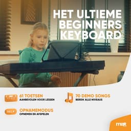 MAX KB15 Keyboard set voor beginners met keyboardstandaard - Ideaal voor beginners - Oplaadbare accu — thumbnail 3