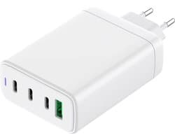Voltma PH150ACCC 150W USB-C snellader - Snelle Multi-Poort GaN lader van 150W met 3x USB-C en 1x USB-A - 150 Watt oplader - USB-C Laptop lader universeel - oplaadadapter - USB C adapter geschikt voor Smartphone, iPhone, Macbook Pro, Laptop en Tablet