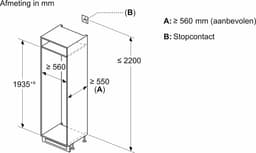Siemens KI96NNSE0 - iQ100 - Inbouw koel-vriescombinatie - Zeer stil - noFrost: nooit meer ontdooien — thumbnail 12