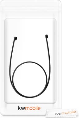 kwmobile Riem geschikt voor Huawei FreeBuds Hoofdtelefoon - Koptelefoonhouder Riem in Zwart — thumbnail 2
