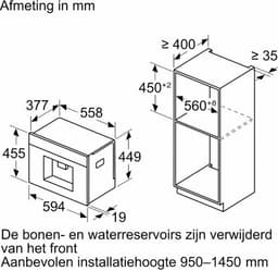 Siemens iQ700 - CT918L1B0 - Inbouw koffiezetapparaat - 2,4 l - 1600W — thumbnail 3