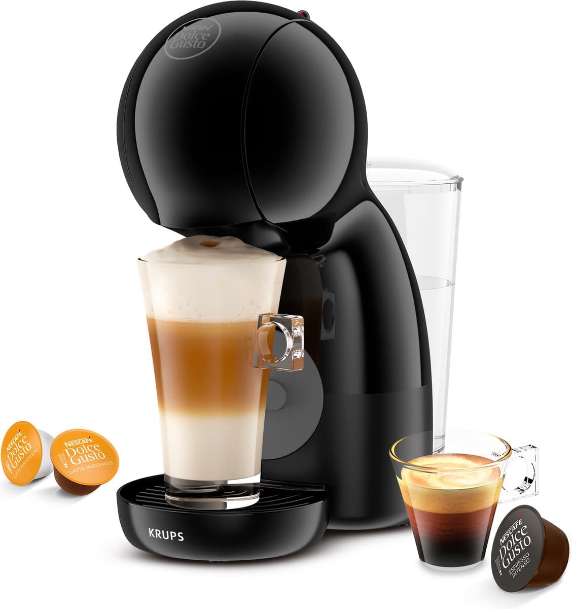 Krups NESCAFÉ Dolce Gusto Piccolo XS KP1A3B - Koffiecupmachine - Zwart - Compact - Energiezuinig - Voor Dolce Gusto Cups — afbeelding 1
