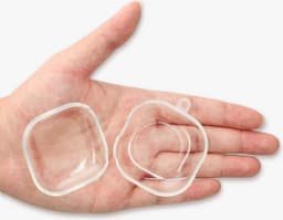 kwmobile Earphones Case for Samsung Galaxy Buds FE Case - Clear TPU Silicone Earbuds Cover - Transparent — thumbnail 4
