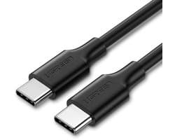 Ugreen - USB-C naar USB-C - 1.5 Meter - Geschikt voor Smartphones, Tablets, Laptops - Zwart