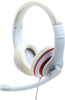 Gembird stereo headset met microfoon wit — thumbnail 5