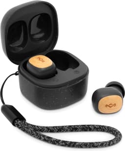 HOUSE OF MARLEY Smile Jamaica TWS SB EM-JE124-SB In-ear Draadloze oordopjes Met Noise-cancelling Zwart — thumbnail 1