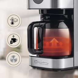 Barista filterkoffiemachine Touch Iso met vacuümkan, LED-touchdisplay, timer — thumbnail 5