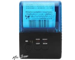 Mrs. Jones Thermoprinter bonprinter 58 mm Bluetooth 4.0 draadloze kwitantie-printer ESC/P0S/Star commandoprinter 90 mm/s USB seriële interface compatibel met iOS Android Windows Linux - hoge snelheid printkwaliteit .