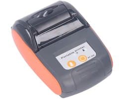 Allecto - Bonprinter - Draadloos - Snel printen - iOS-compatibel - Opbergtas - Duidelijke afdruk - Klein formaat - Geschikt voor bonnen - Wit met o...