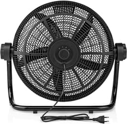 Vloerventilator - Grote Ventilator - Ruimtes Verkoelen - 5 Extra Grote Bladen - 50 cm Diameter - Zwart — thumbnail 2