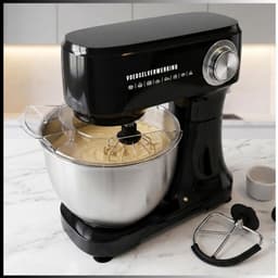 SVN® Mixer met mengkom - Mixer - Mixer met mengkom keukenmachine - Zwart - 10cm x 28cm x 32cm — thumbnail 2