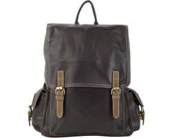 DE LAMASSU® Leren Laptop Rugzak 15,6 inch – Business Rugtas voor Werk, School & Reizen – Luxe & Stevig Design