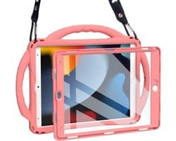 Kindvriendelijke Siliconen iPad Hoes voor 10.2 inch (9e/8e/7e Generatie) met Standaard en Schermbeschermer