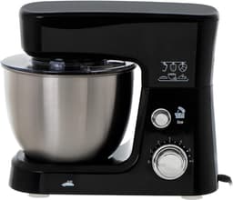 Florixa® Mixer met mengkom - Mixer - Mixer met mengkom keukenmachine - Zilver - 22 cm x 35 cm x 30 cm — thumbnail 5