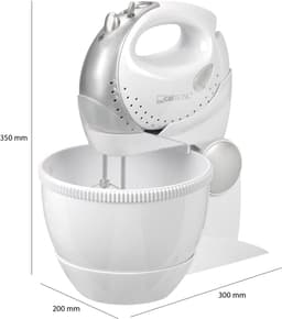 Kneed- en Handmixer - Keukenmachine - Bakken en Desserts - 2-in-1 Functionaliteit - 33 x 26 x 214 cm - Wit — thumbnail 5