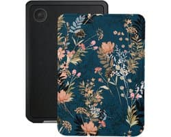 Lunso Geschikt voor Kobo Clara BW / Clara Colour hoesje (6 inch) - Vegan Saffiano Leren Sleep Cover - Urban Park