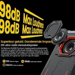 Blackview BV6200 Plus Robuuste Smartphone 4G - 24GB RAM - 128GB - 6,56 inch - 11000mAh - IP68/IP69K Outdoor telefoon - Dual SIM - Android 14 - NFC - GPS - Groen — thumbnail 9