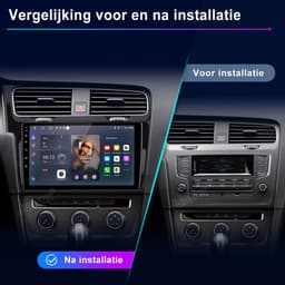 Junsun Android 15 Autoradio Geschikt voor Volkswagen Golf 7 VII 2013-2020 Accessoires, 4GB+64GB, Draadloze CarPlay & Andriod Auto, DAB+, GPS-navigatiesysteem, Bluetooth, Stuurwielbediening, WiFi, 10-inch Touchscreen, DSP, Octa-core processor — thumbnail 4