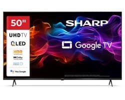 Sharp Aquos 50HP5465 - 50 inch 4K UHD QLED met Google TV