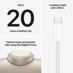 Apple – AirPods Max 2 – Hoofdtelefoon – USB-C – Starlight — thumbnail 2