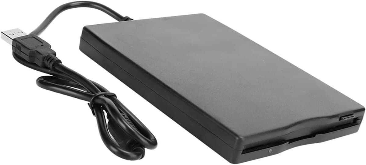 Externe Floppy Drive - USB Diskette Station - Oude Data Lezen - Directe USB Voeding - 35 Inch - Zwart — afbeelding 1