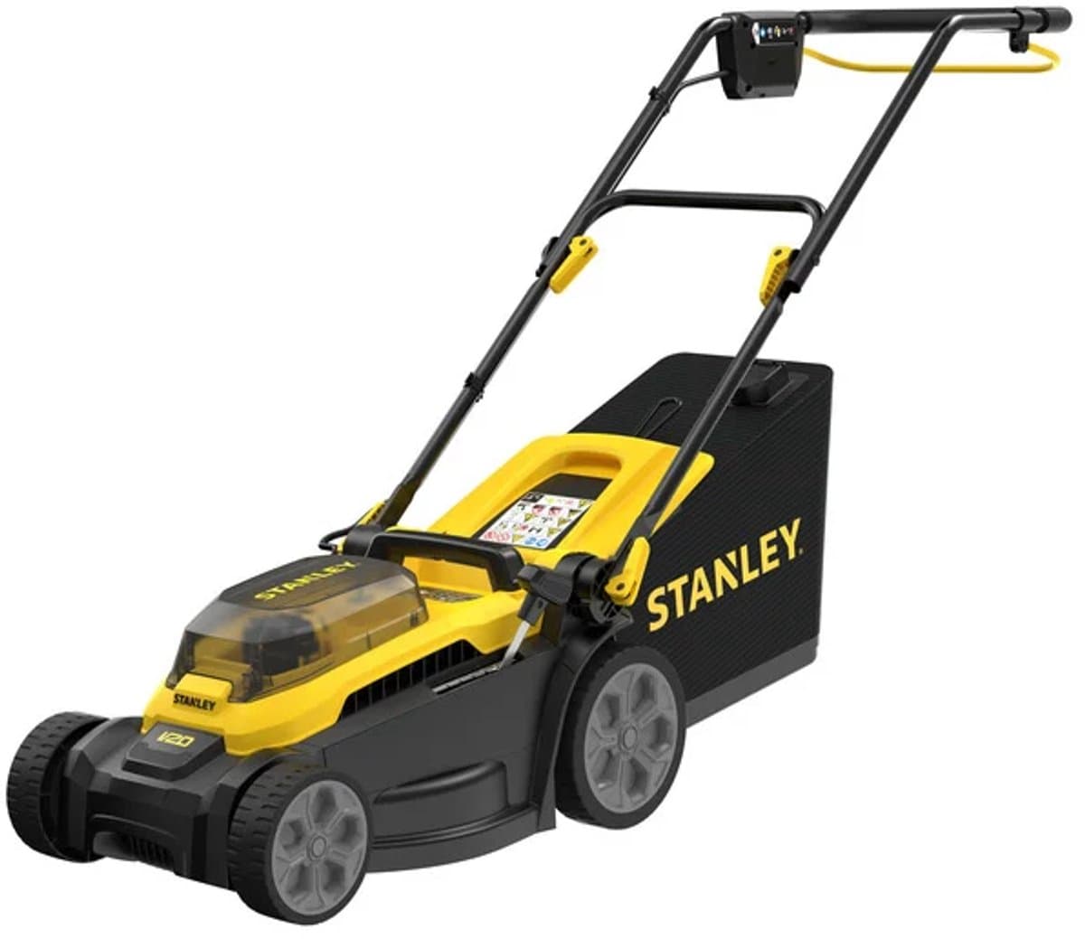 grasmaaier STANLEY 34cm 18V Push Mower 4Ah Kit — afbeelding 1