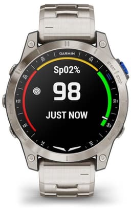 Garmin - 010-02582-51 - D2™ Mach 1 - Smartwatch met geventileerde titanium band en extra zwarte siliconen band — thumbnail 5